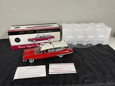 PRECISION 1/18 Scale 1959 CADILLAC SUPERIOR AMBULANCE “CROWN ROYAL”Sunset Coach • $199.99