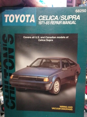 $40 • Buy Toyota Celica/Supra (1971-1985) WORKSHOP Repair Manual 8RC/18RC 20R/22R/4ME/5MGE