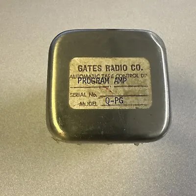 Harris/Gates Radio ATC Cart Machine Program Amplifier Canister Module Q-PG • $10