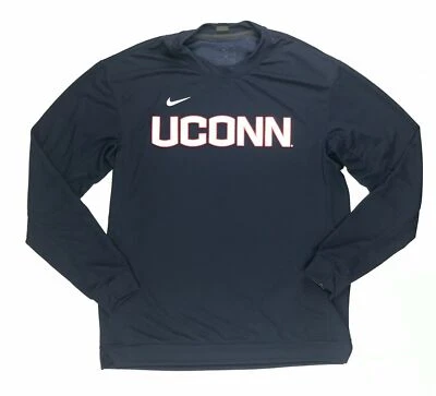 $35.70 • Buy Nike UConn Hukies Crew Neck Warm-Up Basketball Pullover Men M Navy CI4766 Shirt