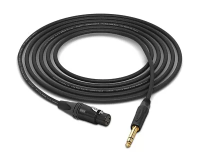 XLR-Female To 1/4  TRS Cable | Mogami 3080 & Neutrik Gold Connectors | 3.5 Feet • $27.80