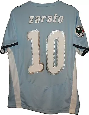 MATCH WORN?? #10 ZARATE SS LAZIO Football SHIRT Jersey PUMA Size M Maglia ITALY • $129.99