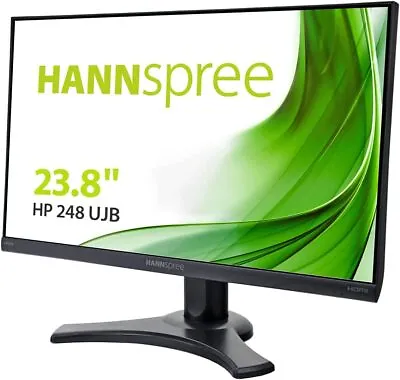 HANNSPREE 24  HP248UJB LED Monitor Full HD 1080p  Black • £164.97