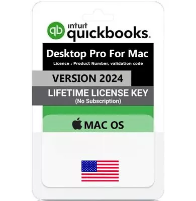 QUICKBOOKS PRO 2024 For Mac OS • £159