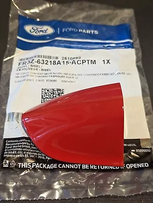 2015-2022 Ford Mustang Race Red PQ Driver Door Handle Key Cap Cover Bezel OEM • $89.95