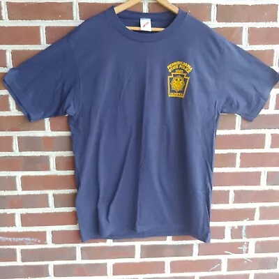 Vintage 90s Pennsylvania State Police Embroidered Graphic Shirt Size XL • $15