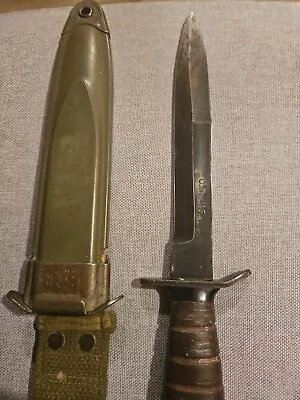  Minty WW2 US M3 CAMILLUS Guard Mark Fighting Knife W Sheath • $249