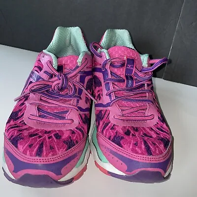 Mizuno Women's Wave Creation 15 Running Shoes Size 7.5 Pink/Purple/Green Sneaker • $28.99