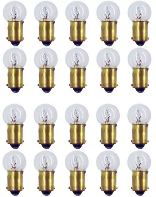 $12.98 • Buy 20x 57 Light Bulb Miniature Gauge Cluster Instrument Panel 12v G-4.5 BA9S GE Lot