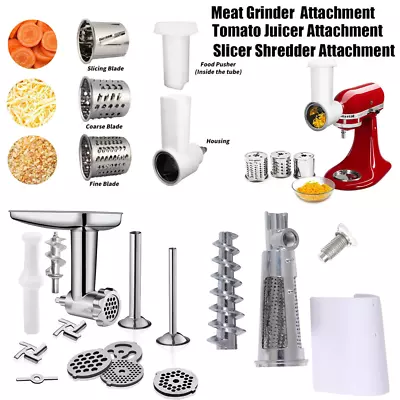 Meat Grinder & Shredder & Tomato Juicer Attachment For KitchenAid Stand Mixer US • $69.99