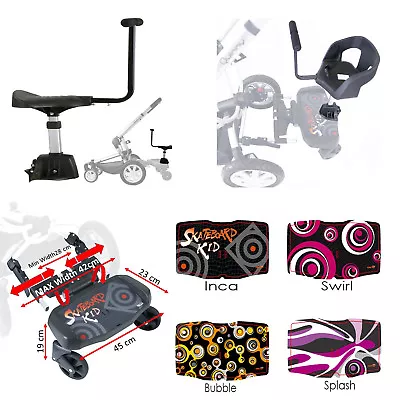 £90.05 • Buy Pram Buggy Board With Saddle Or Harnessed Seat To Fit Quinny Freestyle 