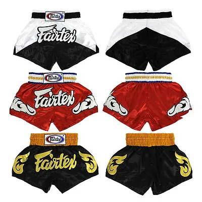 Fairtex Muay Thai Kick Boxing Mma K1 Fighting Satin Shorts Trunk Bs0650 - Bs0652 • $47