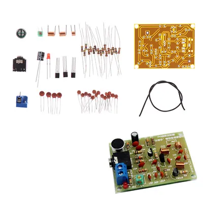 FM Stereo Radio Module With Microphone DIY Kit 88-108MHz Soldering Pract:da • £4.33