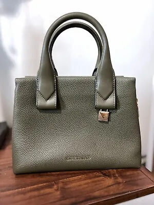 Michael Kors Olive Green Mercer  Satchel Crossbody Handbag  • $68