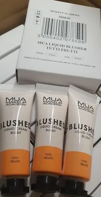 3 TUTTI FRUITTI MUA Makeup Blushed Liquid Cream Blusher Cruelty Free Vegan • £5