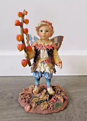 Leonardo Christine Haworth Faerie Poppets Elfin Lanterns Fairy Ornament Figure • £11.99