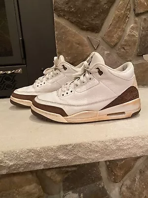 Nike Air Jordan 3 III Retro Mocha 2001 Sz 9.5 - 136064-132 • $70