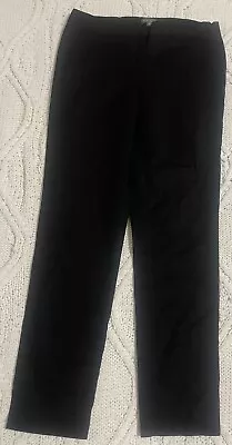 Vince Camuto Black Women's Pants Size 4 Cotton 51323 Side Zip Mid Rise Pockets • $5.99