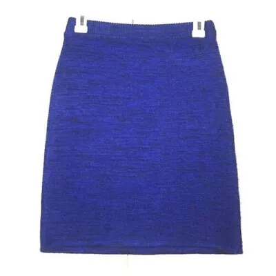 Mossimo Supply Co. Women's Knit Meet & Greet Sweater Skirt Blue/Black Small • $3.74