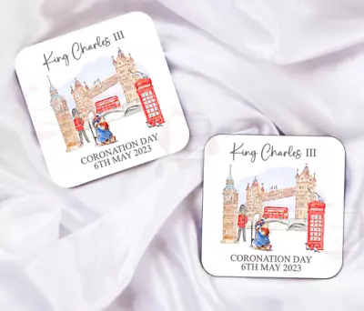£4.69 • Buy King Charles IIl Coronation Memorabilia Coaster Gift His Majesty Keepsake 6/5/23