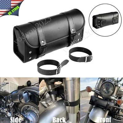 $21.80 • Buy Black Motorcycle PU Side Saddle Bags For Yamaha V-Star XVS 1100 Custom Silverado