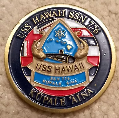 USS Hawaii SSN 776 Kūpale ‘Āina Challenge Coin • £30