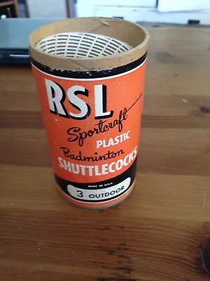 $5.99 • Buy Vintage RSL Shuttlecocks (1970s).  No Lid.