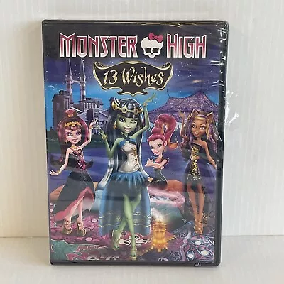 Monster High 13 Wishes DVD Cam Clarke NEW SEALED W/TEAR IN SEAL SEE PHOTOS • $5