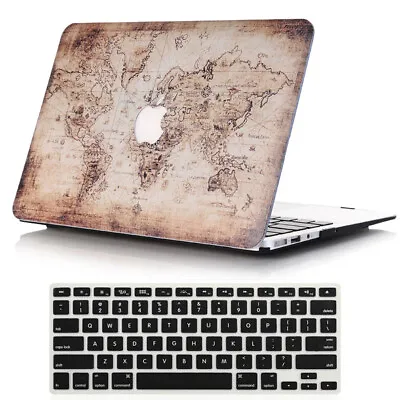 £11.99 • Buy 2in1 World Map Matte Hard Case + Keyboard Cover For MacBook Air Pro 13 Inch K12