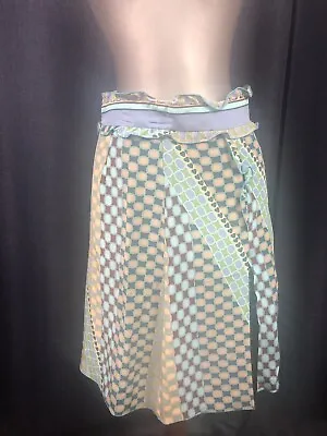 Missoni  Silk Colorful Summer Skirt W Great Ruffle Detailing NEW MSRP $500 42 M • $99