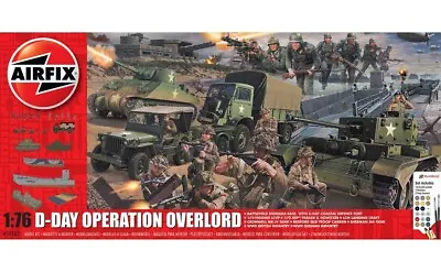 Airfix A50162A D-Day Operation Overlord Gift Set (inc Paints) 1:76 Scale Courier • £79.99