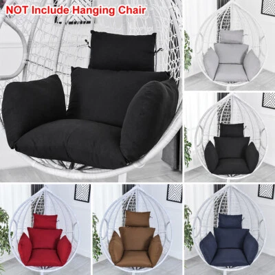$36.09 • Buy Replacement Armrest Egg Chair Cushion For Swing Pod Wicker Seat Cover Black A