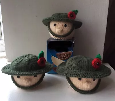 £3.25 • Buy Remembrance Solider/poppy  Chocolate Orange Cover  Knitting Pattern Only 