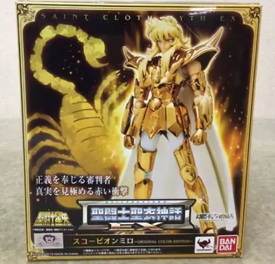 Saint Seiya Saint Cloth Myth EX Scorpion Milo ORIGINAL COLOR Painted Bandai • $134.80