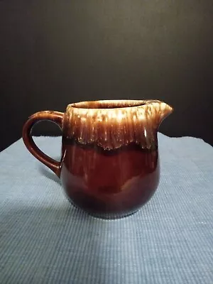 Vintage McCoy 3.75 T  USA Brown Drip Glaze  Gravy/Creamer  • $6