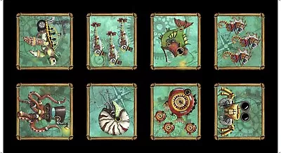 QT AQUATIC STEAMPUNKERY Steampunk PAINEL 24 X 44 DESiree Designs • $10.99