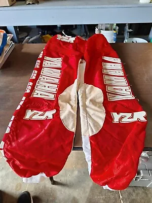 Vintage YAMAHA Motocross Racing Pants Pants Red/White Size 34 Men's  • $74.88