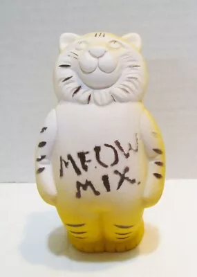 Meow Mix Cat 1976 Vinyl Advertising Figure Ad Mascot Cat Rattle Vintage Purina • $22.99
