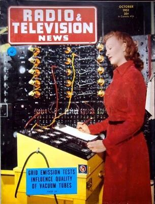 $13.21 • Buy Quality Of Vacuum Tubes - Radio& Television News, October 1951