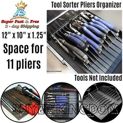 Toolbox Garage Tool Pliers Organizer Storage Sorter Chest Drawer Wrench Tray Box • $31.15