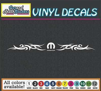 22  Tribal MUSCLE CAR 4X4 Windshield Decal Vinyl Decal Car Window Sticker • $6.59