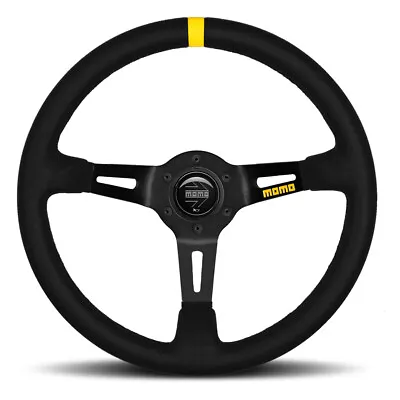 Momo MOD 08 Steering Wheel Black Suede • $249