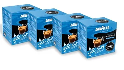£25.99 • Buy Lavazza A Modo Mio Dek Cremoso Eco Cap Compostable Capsules / Pods -  64 Pods