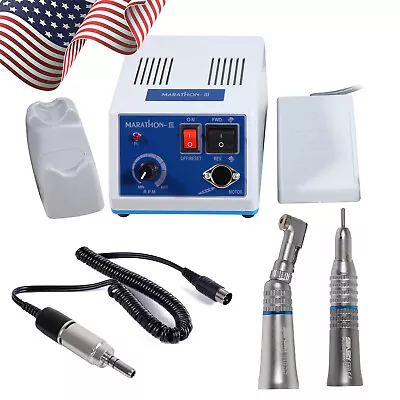 Dental Lab Marathon N3 Micromotor Polish With Contra Angle & Straight CE • $114.99