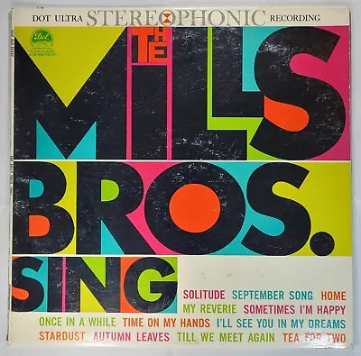 The Mills Brothers - The Mills Bros. Sing [1960 Used Vinyl Record LP] • $5.99