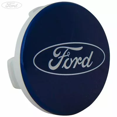 Genuine Ford Fiesta Focus EcoSport Blue Alloy Wheel Centre Cap 54mm X1 1429118 • £5.93