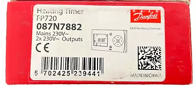 Danfoss FP720 2 Two Channel Programmer Timeswitch Timer 230V 087N7882 BNIB • £28.99