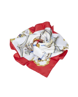 $540 • Buy Hermes Bordeaux Porte Oceane Silk Scarf