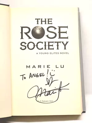 Signed Marie Lu  The Rose Society  Young Elites Hardcover • $11.99
