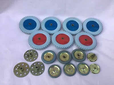 Meccano Vintage Old Loose Spares X18 In Total All Well Used Vintage Condition. • £15.99